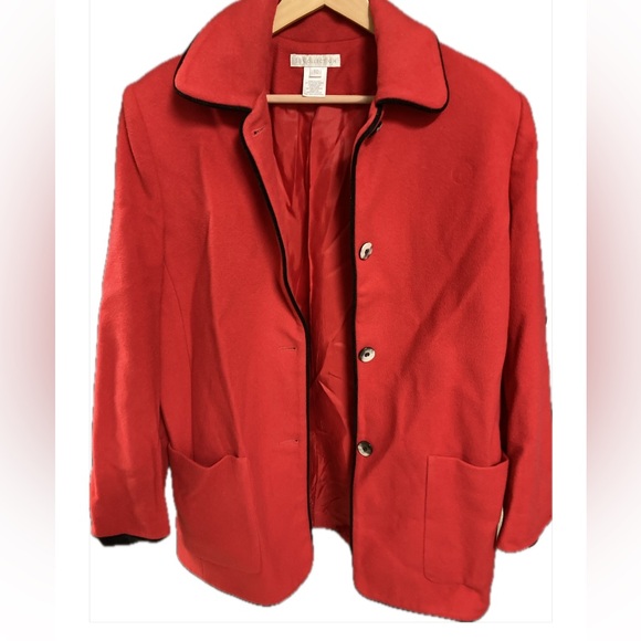 Red Classic Coat - Picture 1 of 3